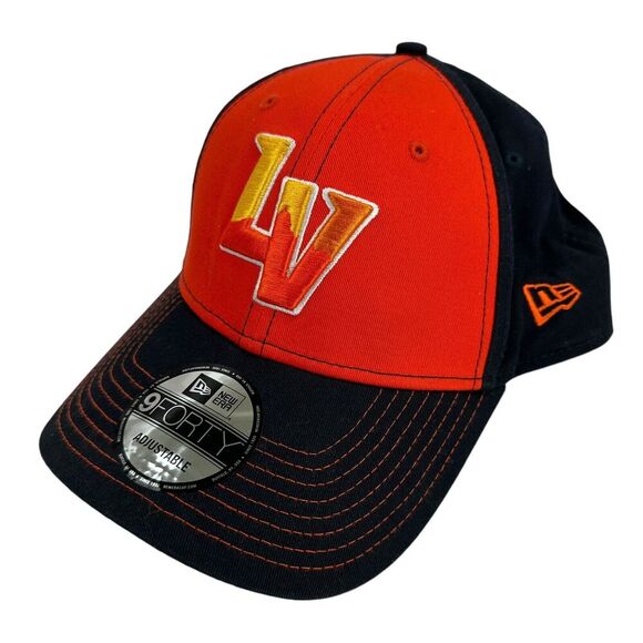 New Era 9Forty MiLB Las Vegas Aviators LV Snapback Hat Unisex Navy Orange OSFM - Picture 1 of 9